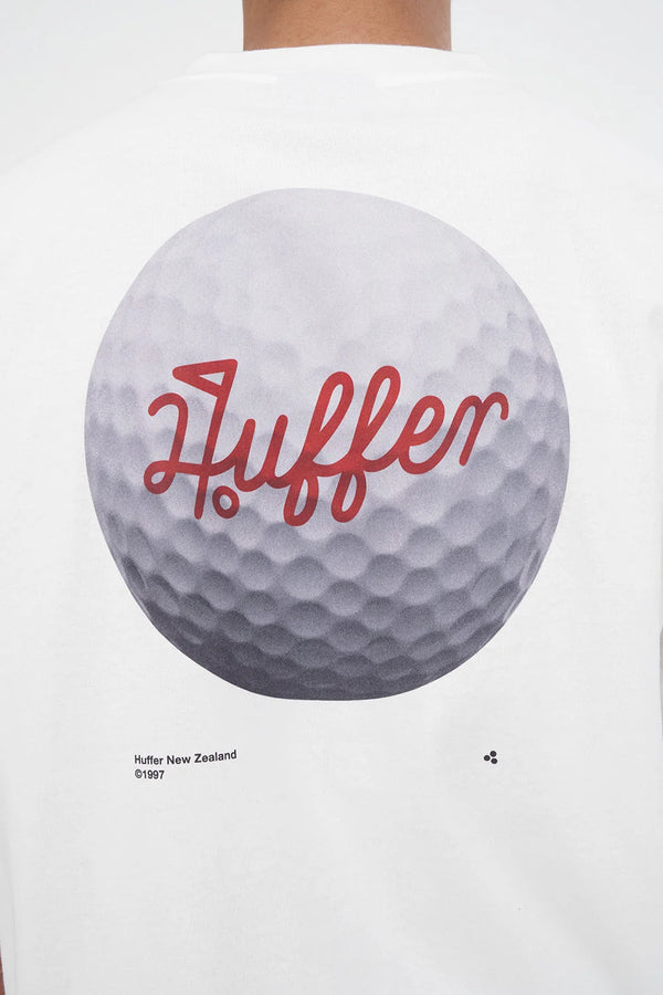 Huffer - Block Tee/22 Groove Chalk - 2XL