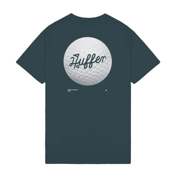 Huffer - Block Tee/22 Groove Golf Green - Small
