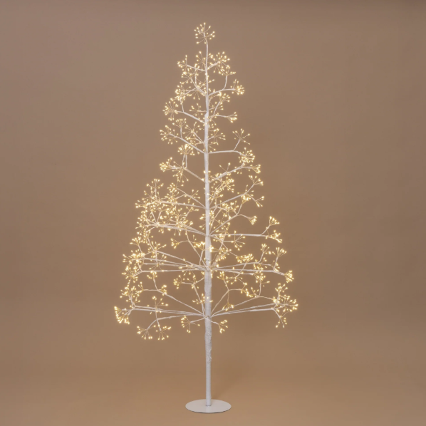 Frankfurt TALL white WW starburst led tree - 180cm