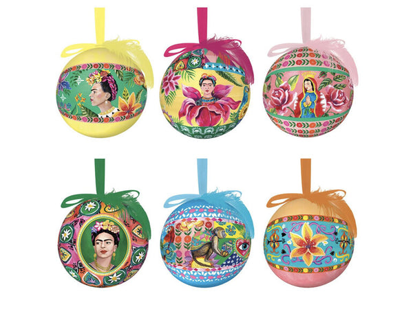 D Viva La Vida - Set of 6 Large Baubles