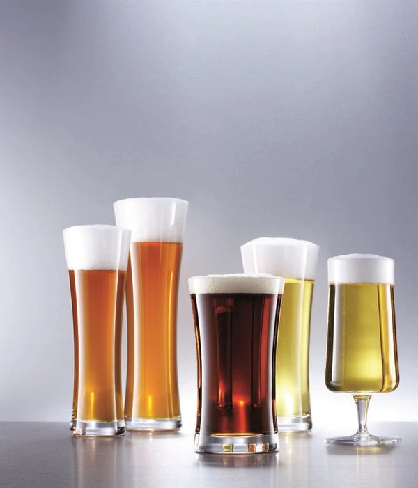 Beer Glass Stemmed Set of 2