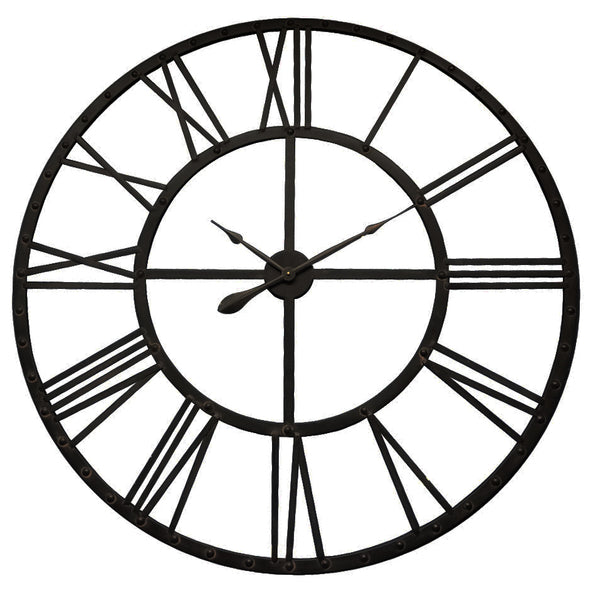 Wall Clock Lattice Iron