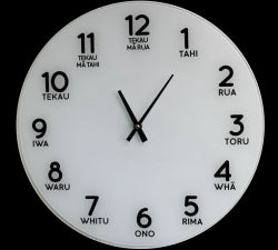 Te Reo Tide Clock
