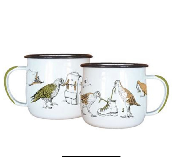 Enamel Mug NZ Birds