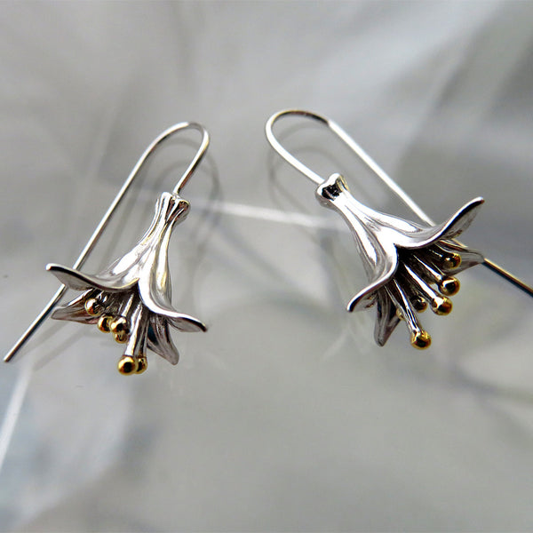 Earrings Stirling Silver NZ Fuchsia