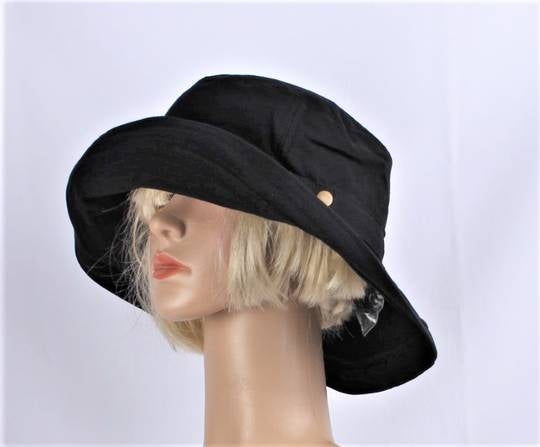 Hat Cotton Black