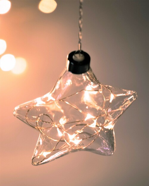 Clear Star Hanging