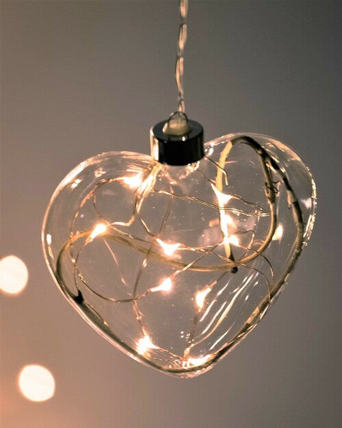 Heart Hanging Clear