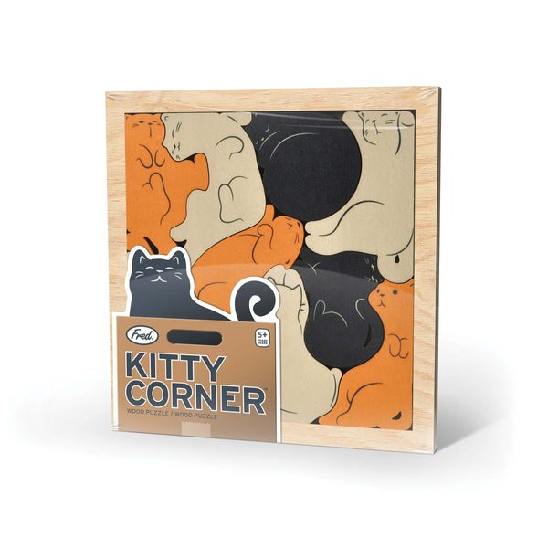 Wooden Puzzle Kitty Corner