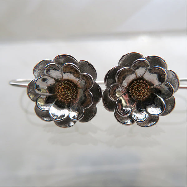 Earrings Stirling Silver Mt Cook Buttercup