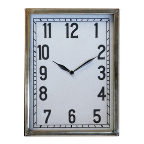 Clock Old Gold Rectangle