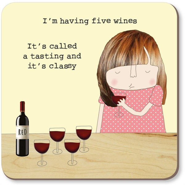 Coaster Wine Tasting